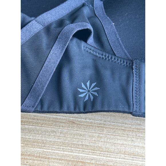 Athleta Bra 38DD Black High Neck Lightly Padded Wireless Adjustable - Picture 3 of 9